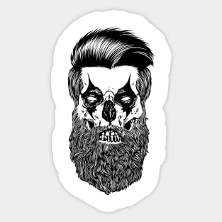 Beard clown Sticker